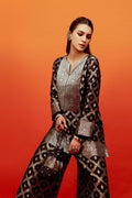 Sobari Inspired Celebrity Cotton Rayon 2 Piece Coord Set For Women | Summer Drop Gold Foil Top Pant Outfit | Plus Size Designer Daily Wear Coords