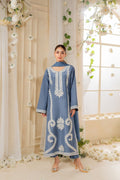 Printed 3 Piece Suit Set For Women | Soft Cotton Blend Top Crepe Pant Wow Chiffon Dupatta | Plus Size Designer Ethnic Outfit