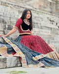 Rangrez Multicolor Patchwork Lehenga Choli Set