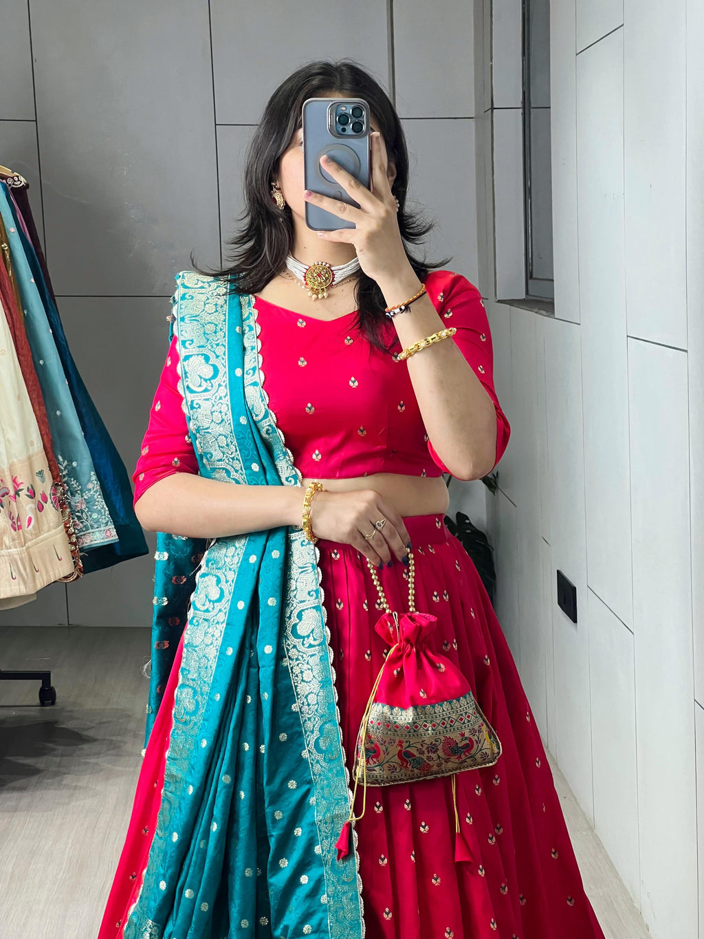 Rajwada Paithani Lehenga