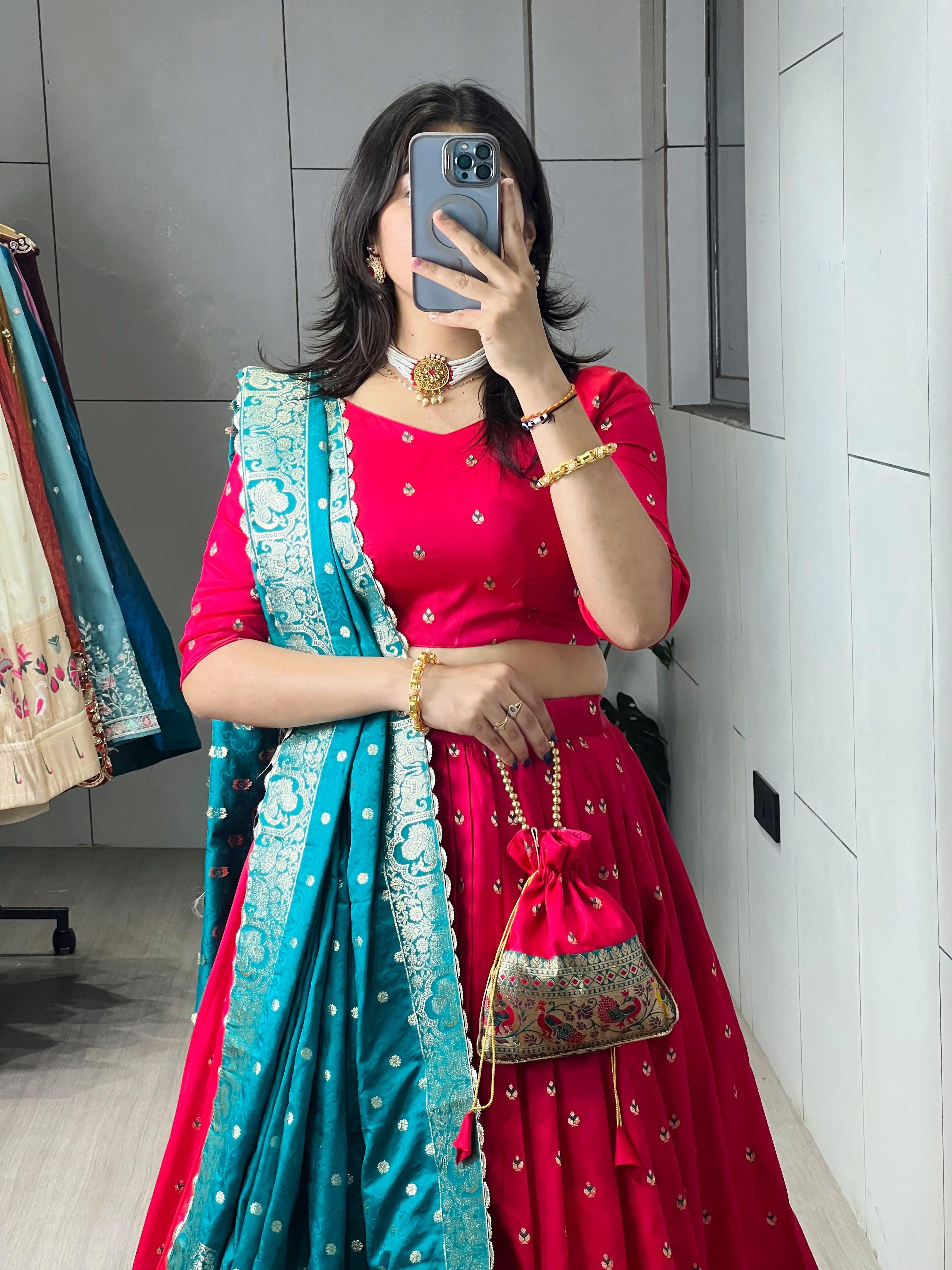 Rajwada Paithani Lehenga