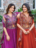 Designer Fendy Silk Lehenga Choli with Heavy Embroidery & 8.5 Meter Flair
