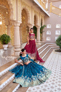 Rajwada Heritage Embroidered Lehenga Choli Set with Dupatta