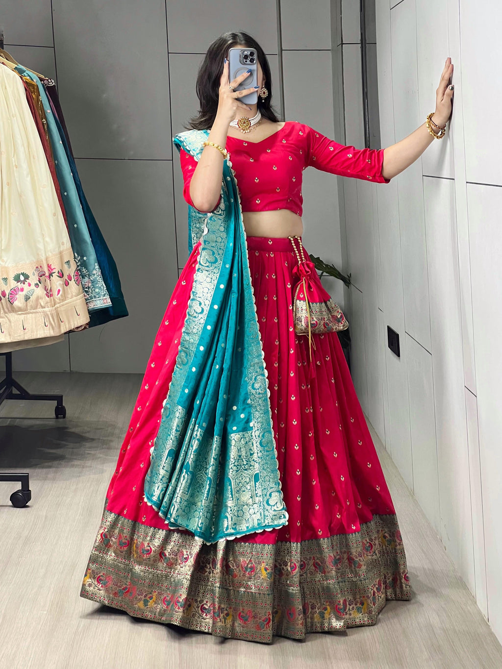 Rajwada Paithani Lehenga