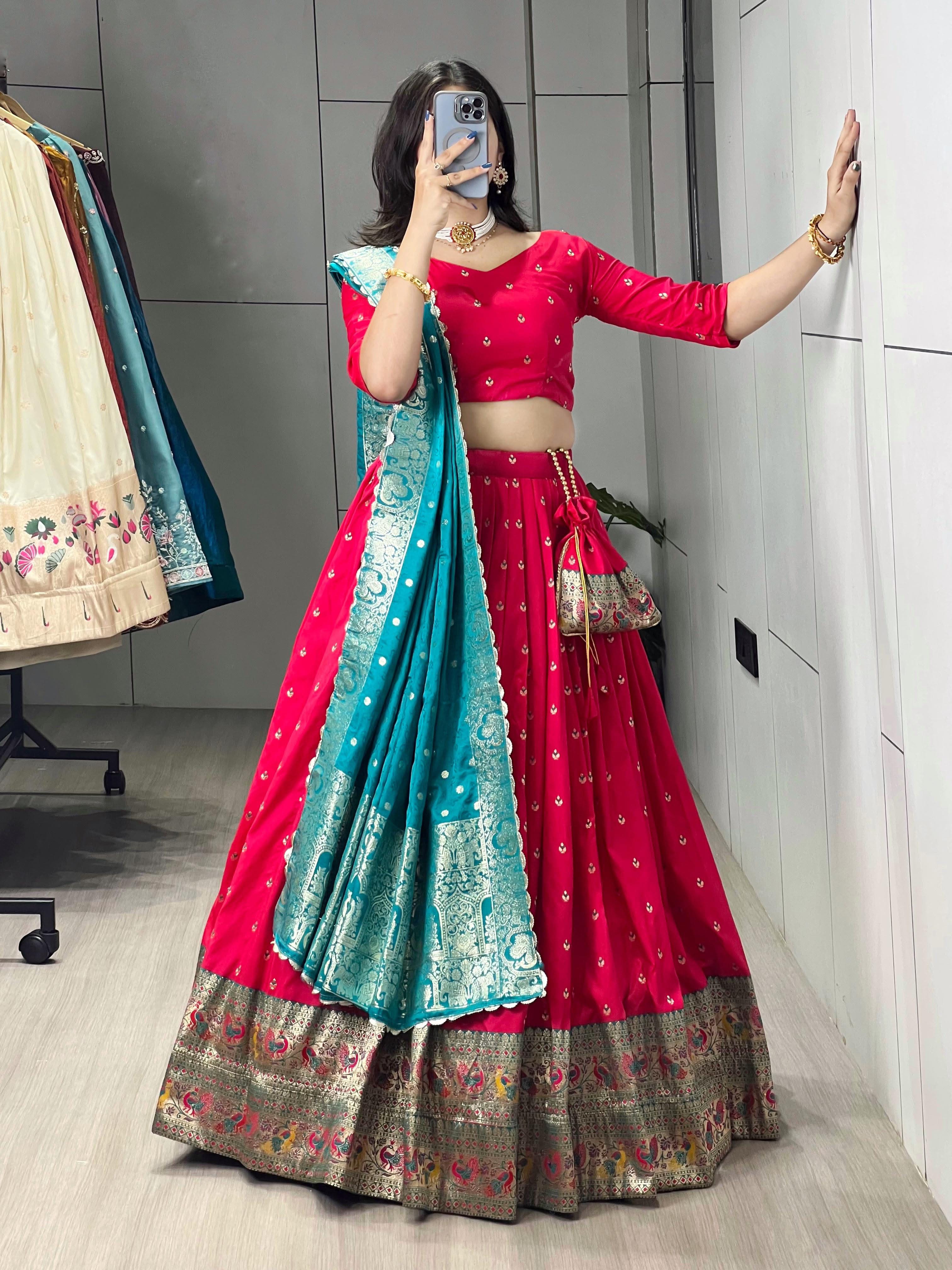 Rajwada Paithani Lehenga